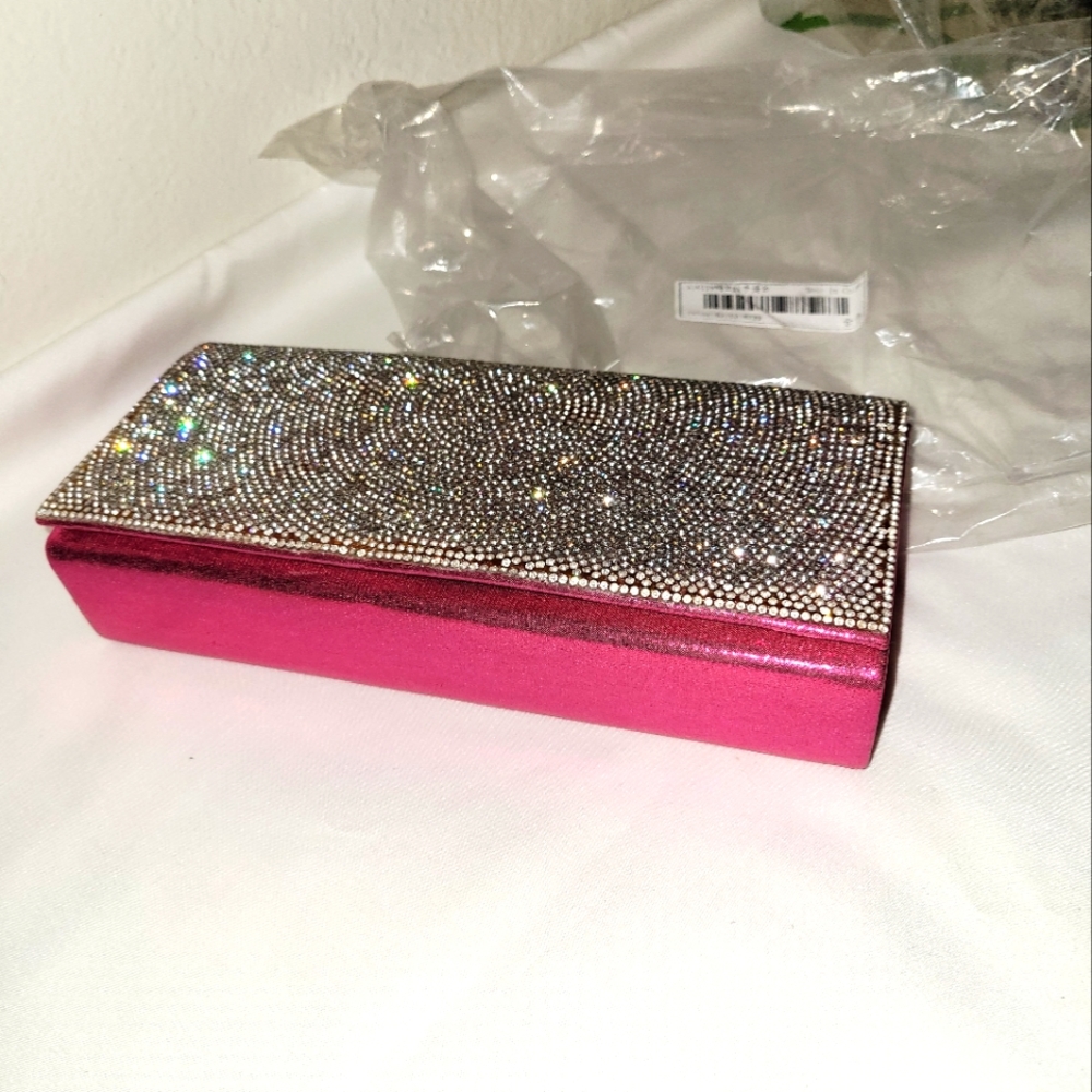 Ladies Hot Pink Clutch Purse